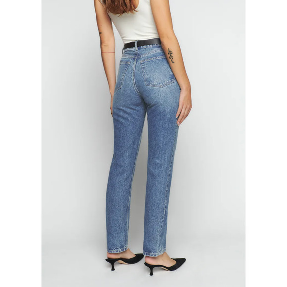 Reformation Cynthia High Rise Straight Jeans Womens 26 Colorado Button Fly New - Picture 9 of 14